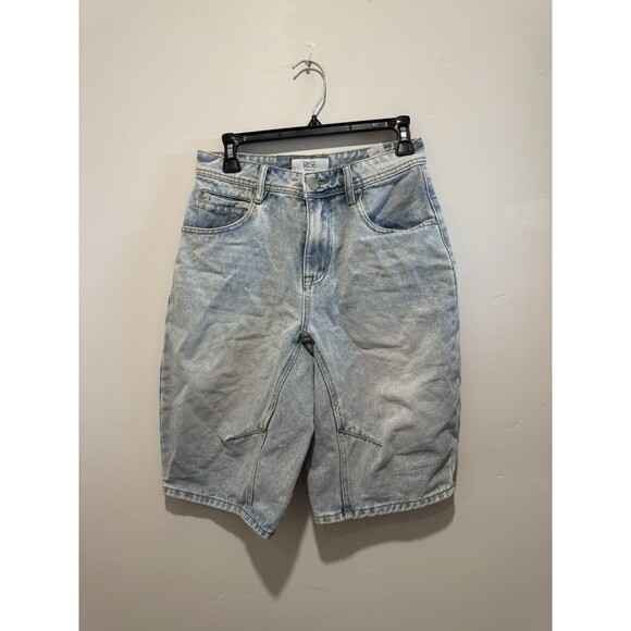Rise Supply Co. Light Wash Dad Jorts Women’s Size 7 - Picture 1 of 7